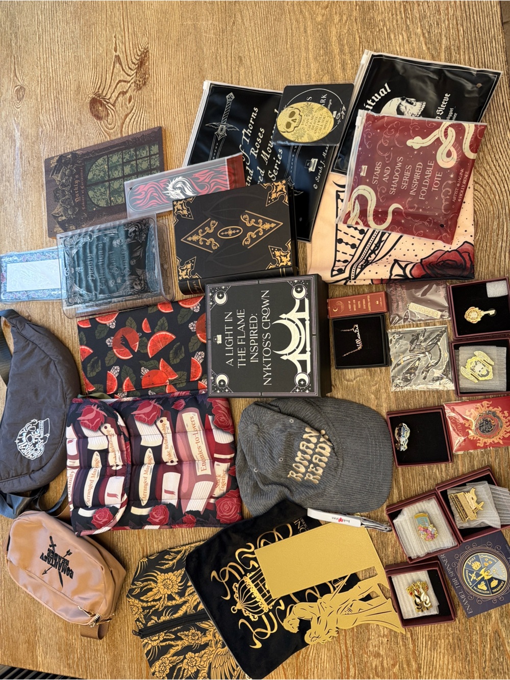 Assorted Bookish Box Items